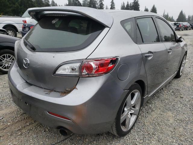 JM1BL1H37A1289605 - 2010 MAZDA SPEED 3 SILVER photo 4