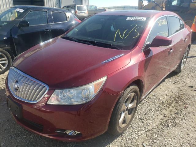 1G4GE5GDXBF157262 - 2011 BUICK LACROSSE C RED photo 2