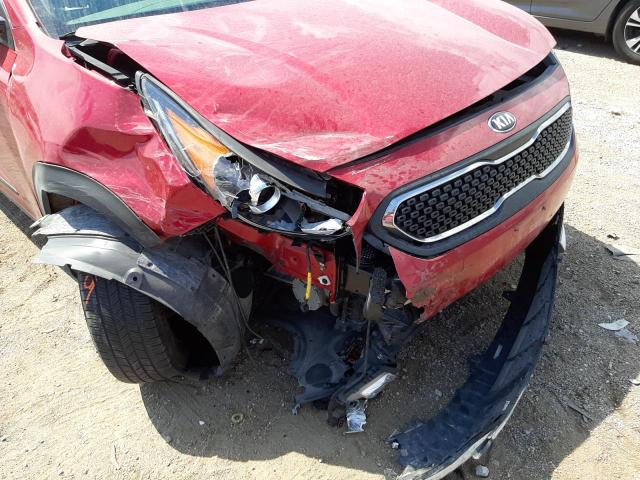 KNDCC3LC9K5306910 - 2019 KIA NIRO EX RED photo 9