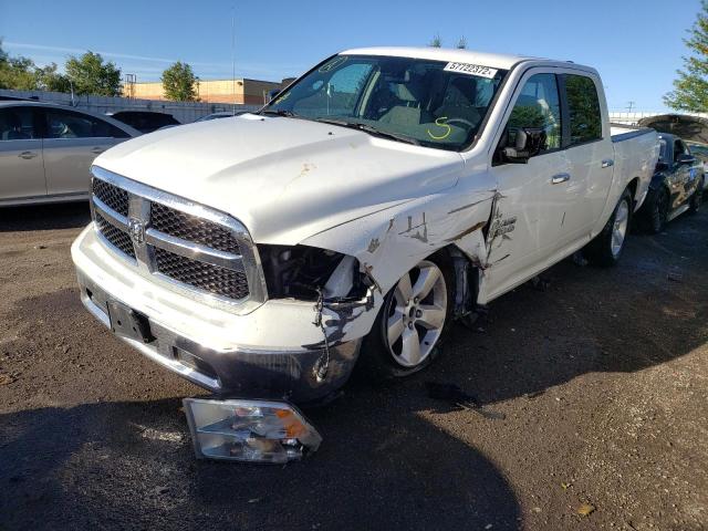 1C6RR7LT4FS697009 - 2015 RAM 1500 SLT WHITE photo 2