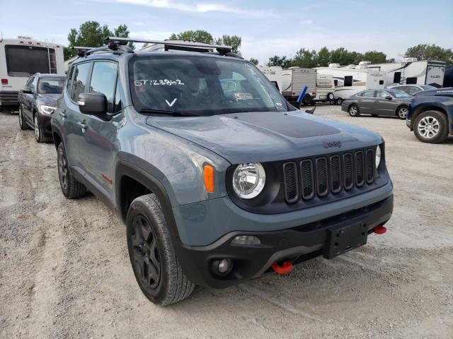 ZACCJBCB6JPG81313 - 2018 JEEP RENEGADE T GRAY photo 1