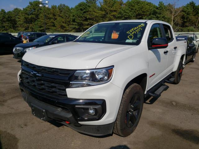 1GCGTCEN4N1109395 - 2022 CHEVROLET COLORADO L WHITE photo 2