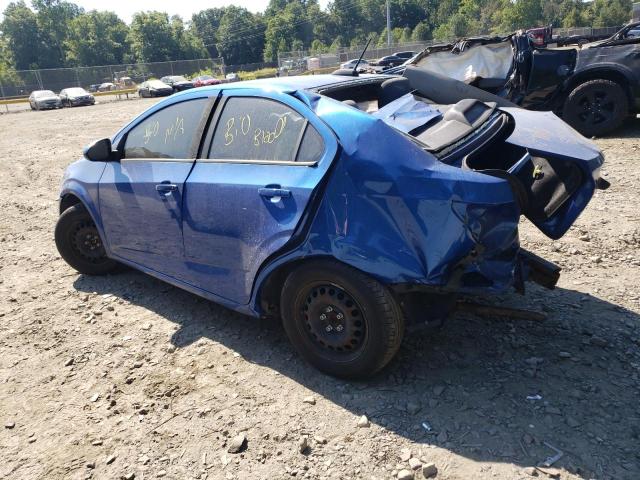 1G1JB5SG5H4103241 - 2017 CHEVROLET SONIC LS 蓝色 照片 3