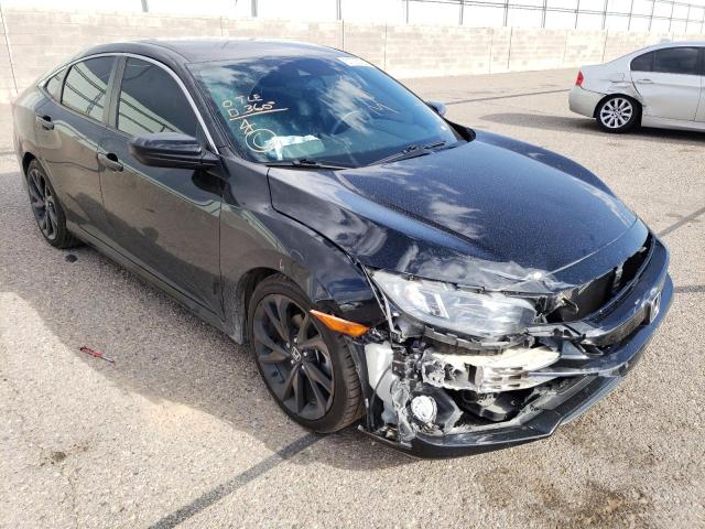 19XFC2F80KE044214 - 2019 HONDA CIVIC SPOR BLACK photo 1