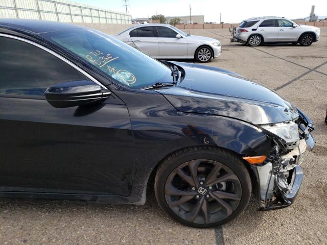 19XFC2F80KE044214 - 2019 HONDA CIVIC SPOR BLACK photo 9