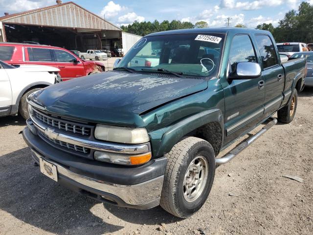 1GCGC13U51F173067 - 2001 CHEVROLET SILVERADO GREEN photo 2