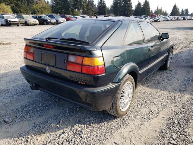WVWEE4502NK010662 - 1992 VOLKSWAGEN CORRADO SL GREEN photo 4