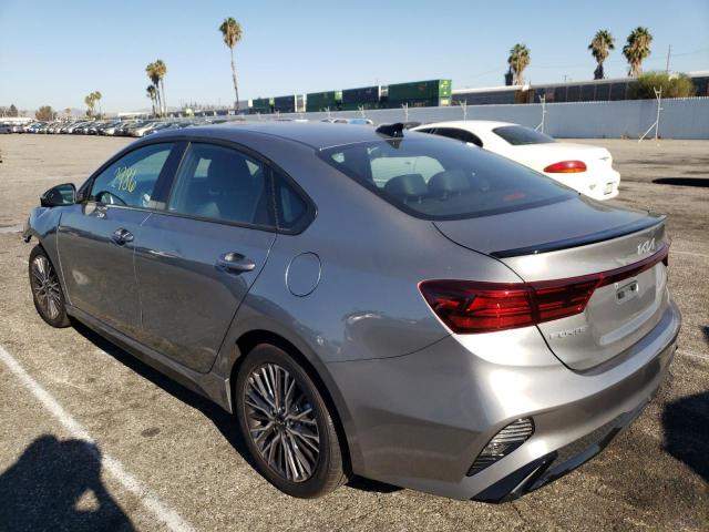 3KPF54AD6NE496621 - 2022 KIA FORTE GT L GRAY photo 3