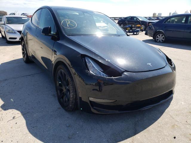 7SAYGDEE8NF387208 - 2022 TESLA MODEL Y BLACK photo 1