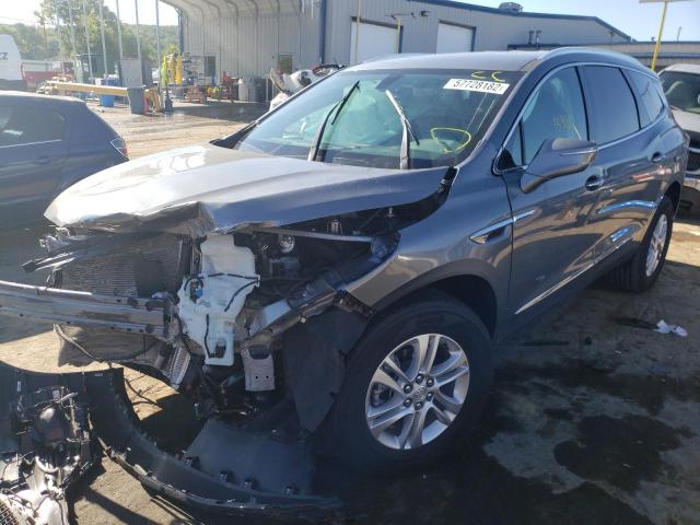 5GAERBKW4MJ249413 - 2021 BUICK ENCLAVE ES GRAY photo 2