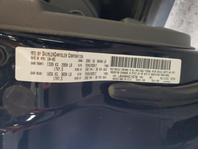 1J8HG48N46C195798 - 2006 JEEP COMMANDER შავი ფოტო 10
