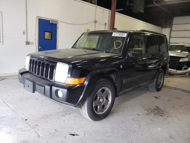 1J8HG48N46C195798 - 2006 JEEP COMMANDER შავი ფოტო 2