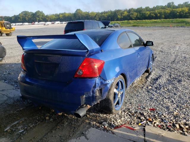 JTKDE167060135283 - 2006 TOYOTA SCION TC ლურჯი ფოტო 4