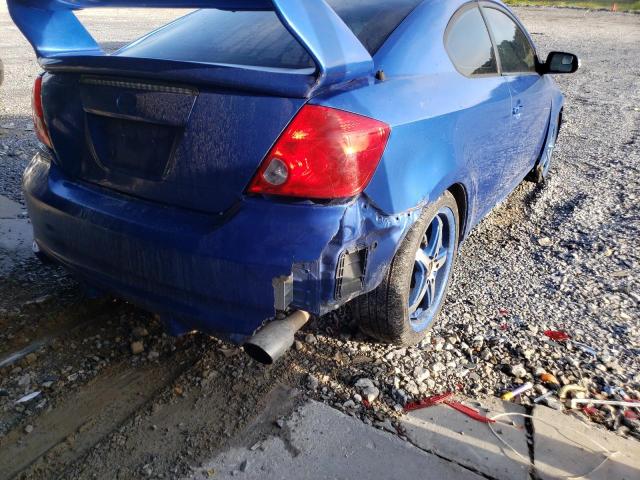 JTKDE167060135283 - 2006 TOYOTA SCION TC ლურჯი ფოტო 9