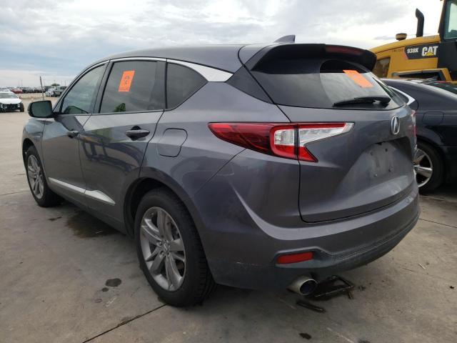 5J8TC2H72LL032776 - 2020 ACURA RDX ADVANC GRAY photo 3