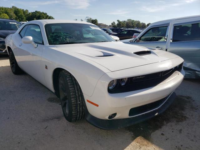 2C3CDZFJXMH651843 - 2021 DODGE CHALLENGER WHITE photo 1