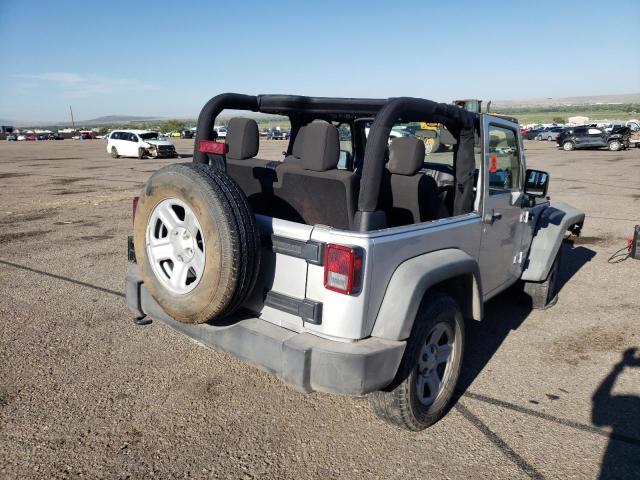 1J4AA2D17BL502080 - 2011 JEEP WRANGLER S SILVER photo 4