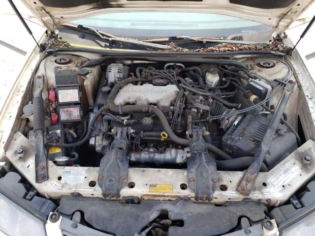 2G1WF52E819164790 - 2001 CHEVROLET IMPALA WHITE photo 7