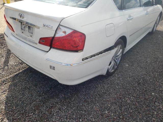 JNKBY01F18M551044 - 2008 INFINITI M45 WHITE photo 9