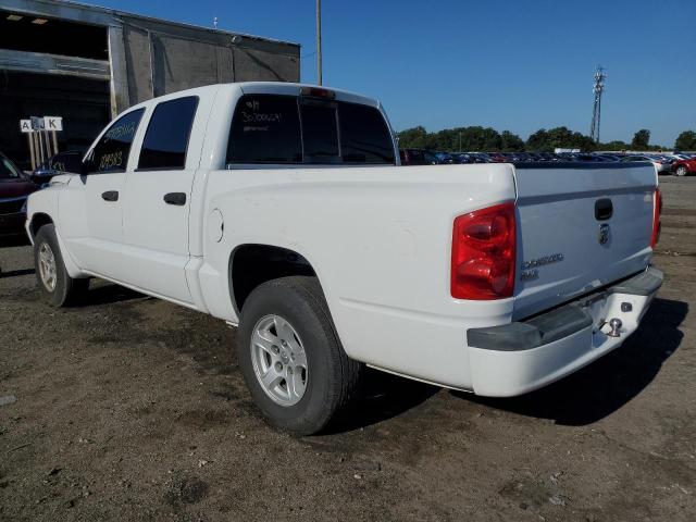 1D7HE48K77S107696 - 2007 DODGE DAKOTA QUA WHITE photo 3