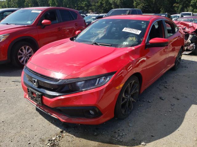 2HGFC2F8XLH534246 - 2020 HONDA CIVIC SPORT  Foto 2