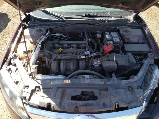 3FAHP0JA8CR433548 - 2012 FORD FUSION SEL BURGUNDY photo 7