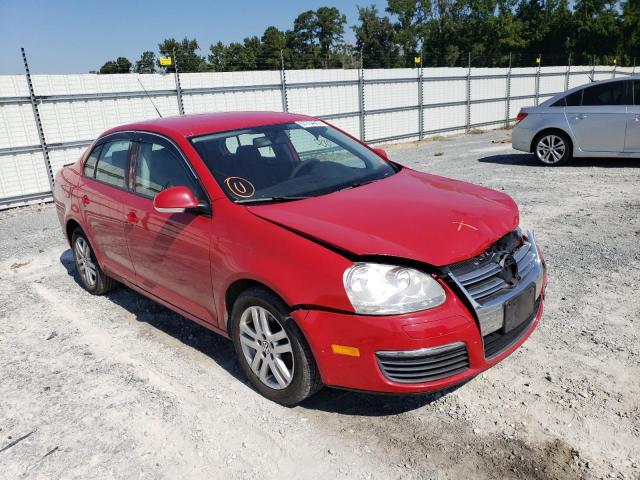 3VWGF71K27M047346 - 2007 VOLKSWAGEN JETTA RED photo 1