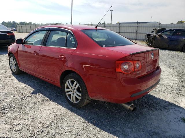 3VWGF71K27M047346 - 2007 VOLKSWAGEN JETTA RED photo 3