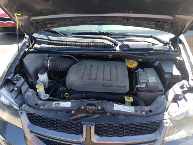 2C4RDGEG0KR562340 - 2019 DODGE GRAND CARA GRAY photo 7