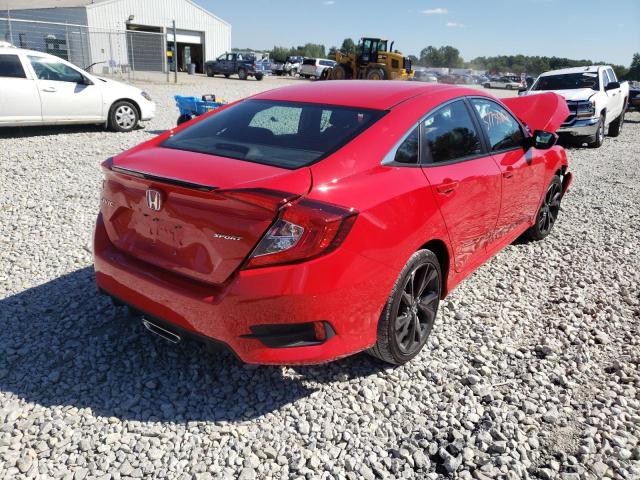 2HGFC2F87LH506940 - 2020 HONDA CIVIC SPOR RED photo 4