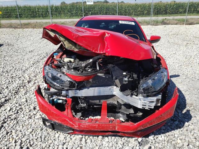 2HGFC2F87LH506940 - 2020 HONDA CIVIC SPOR RED photo 9