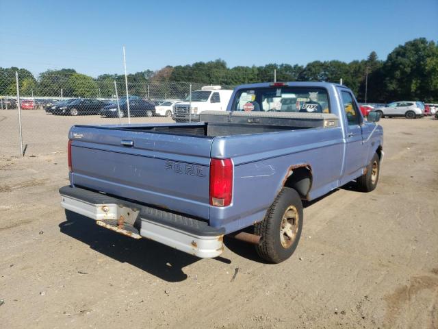 1FTEF15Y2TLA50913 - 1996 FORD F-150 BLUE photo 4