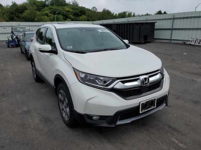 2HKRW2H85KH677725 - 2019 HONDA CR-V EXL WHITE photo 1