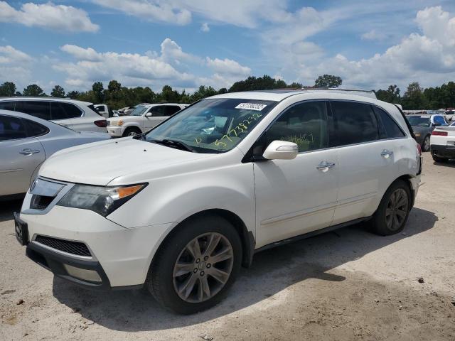 2HNYD2H6XCH550120 - 2012 ACURA MDX ADVANC WHITE photo 2