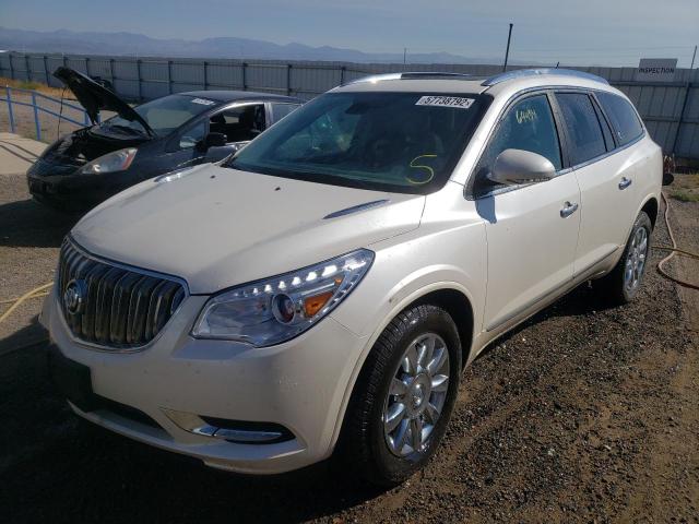 5GAKVCKDXFJ300547 - 2015 BUICK ENCLAVE WHITE photo 2