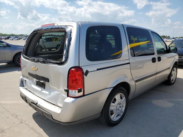 1GNDV231X7D147973 - 2007 CHEVROLET UPLANDER L SILVER photo 4