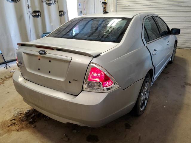 3FAHP08Z29R105515 - 2009 FORD FUSION SEL SILVER photo 4