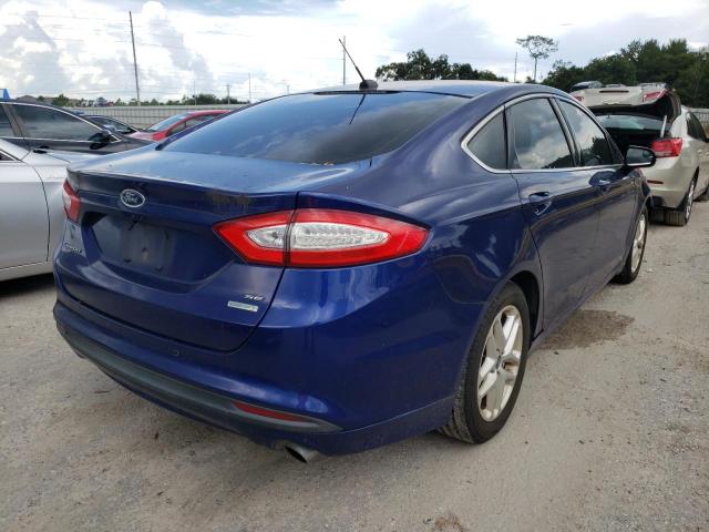 3FA6P0HRXDR225241 - 2013 FORD FUSION SE  photo 4