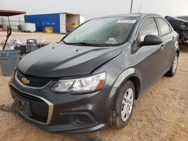 1G1JB5SH9J4123667 - 2018 CHEVROLET SONIC LS CHARCOAL photo 2