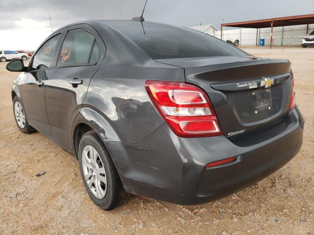 1G1JB5SH9J4123667 - 2018 CHEVROLET SONIC LS CHARCOAL photo 3