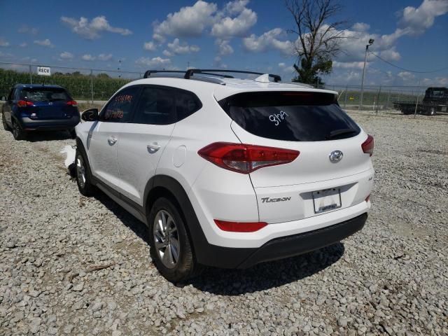 KM8J3CA40JU695505 - 2018 HYUNDAI TUCSON SEL WHITE photo 3