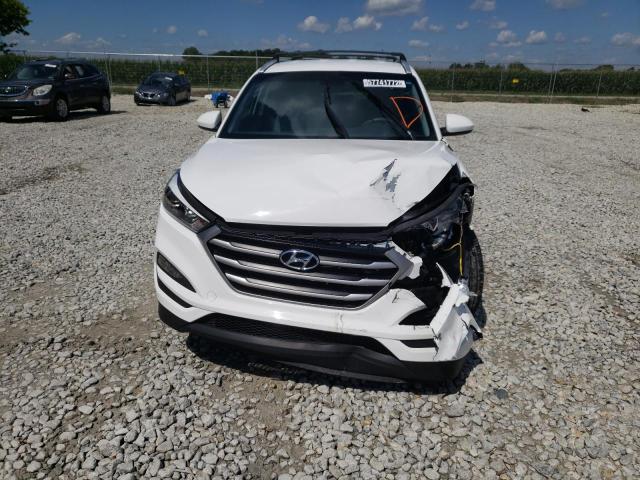 KM8J3CA40JU695505 - 2018 HYUNDAI TUCSON SEL WHITE photo 9