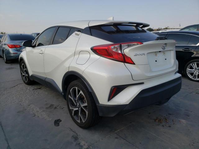 JTNKHMBXXK1035026 - 2019 TOYOTA C-HR XLE WHITE photo 3