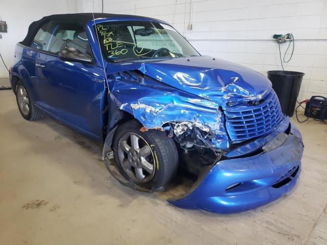 3C3EY55E75T338297 - 2005 CHRYSLER PT CRUISER BLUE photo 1