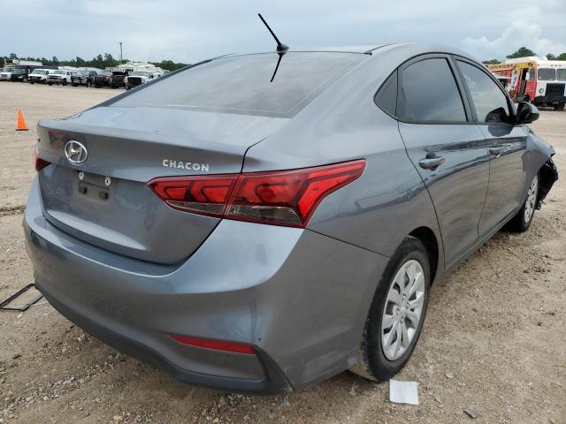 3KPC24A31KE065330 - 2019 HYUNDAI ACCENT SE GRAY photo 4