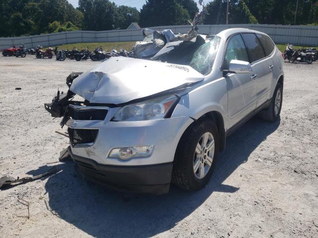 1GNKVGED1BJ268073 - 2011 CHEVROLET TRAVERSE L SILVER photo 2