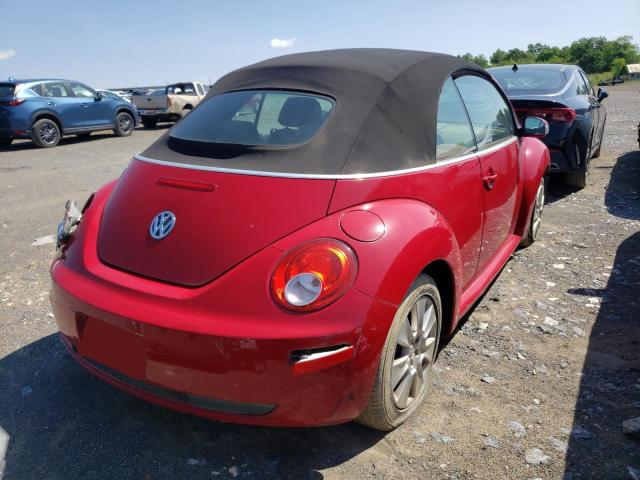 3VWRG31Y19M406062 - 2009 VOLKSWAGEN NEW BEETLE RED photo 4