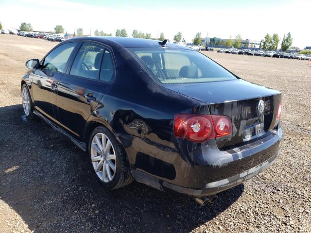 3VWHJ7AJ2AM071907 - 2010 VOLKSWAGEN JETTA 2.0T BLACK photo 3