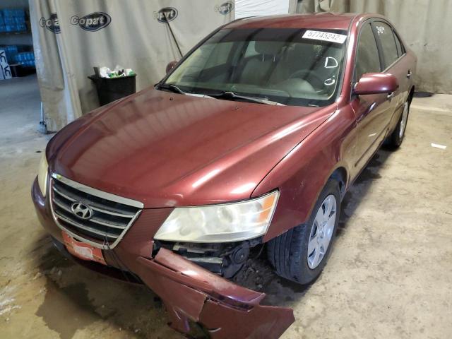 5NPET4ACXAH586708 - 2010 HYUNDAI SONATA GLS BURGUNDY photo 2