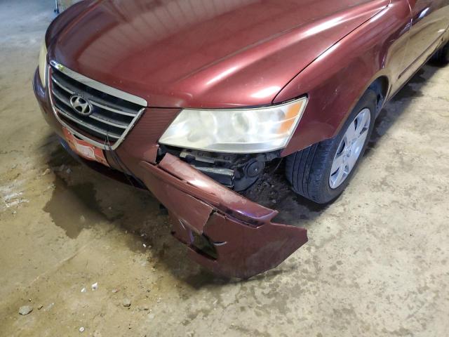 5NPET4ACXAH586708 - 2010 HYUNDAI SONATA GLS BURGUNDY photo 9